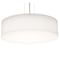 Afx Anton 19'' Pendant - Satin Nickel Finish - Linen White Shade ANP1932MBSN-LW - alternate 1